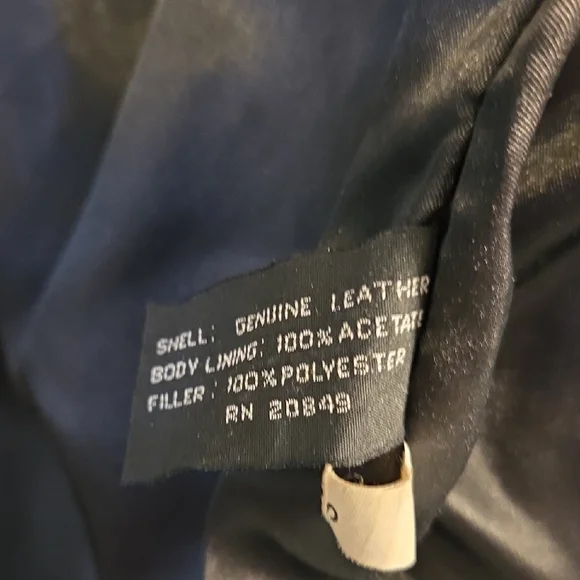 Excelled Sleek Black Leather Women's Coat XL - Picture 7 of 11